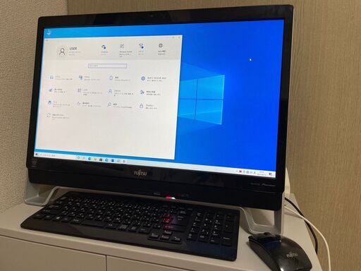 TVも見られる⭐︎core i7搭載FUJITSUデスクトップ型パソコン（マウス・キーボード・TVリモコンセット）