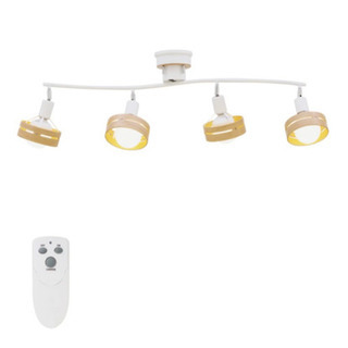 電球別売り】リモコン付 LED対応 シーリングライト 4灯式