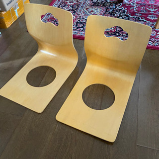 ニトリ 木製座椅子 2個セット