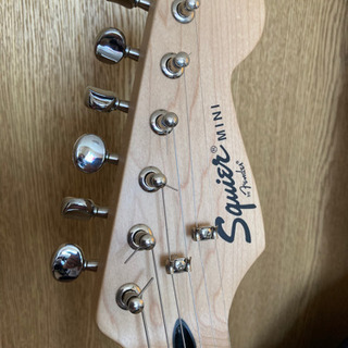 弦楽器、ギター ★かなり美品！★レア物★Hello Kitty/Squier by fender/MINI/ミニギター/ハローキティ/ソフトケース付き/かわいい/道央・道南手渡しOK