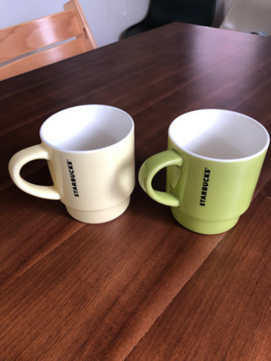 未使用品　スタバ　ペアスタッキングマグ