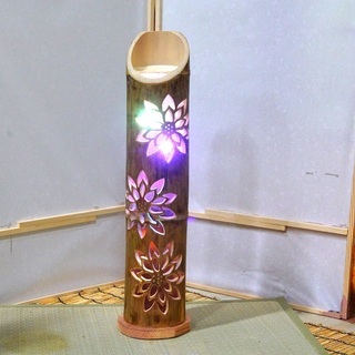 照明器具 竹ランプ 〜〜蓮連〜〜
