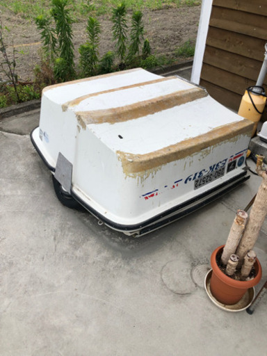 ホンダ　2馬力船外機\u0026 アカシ　3分割ボート　セット