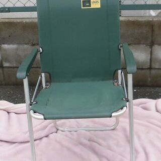 JM11613)（キャンプ用椅子)（LOGOS) (緑)・外寸 ...