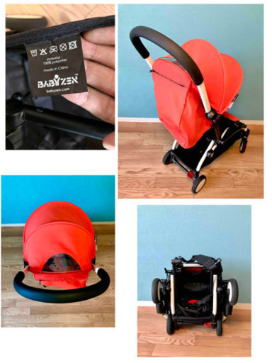 BABYZEN YOYO 6+ 旧型 状態良好 正規フットマフ、レインカバー付き