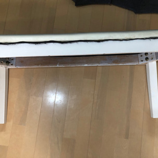 NO5 ホワイト　長椅子　DIY
