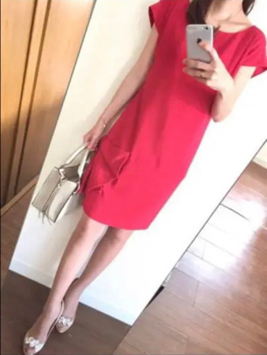 JUSGLITTY ワンピース 赤