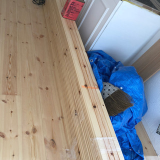 無垢板　木材　DIY パイン材　無垢床