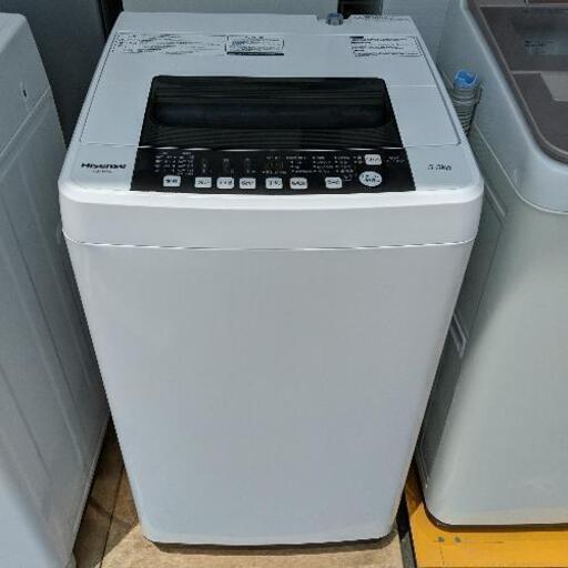 値下げ❗洗濯機 ハイセンス HW-T55A 2017年製 5.5kg【3ヶ月保証★送料に設置込】自社配送時代引き可※現金、クレジット、スマホ決済対応※