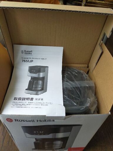 未使用　Russell Hobbs 7651JP　コーヒーメーカー