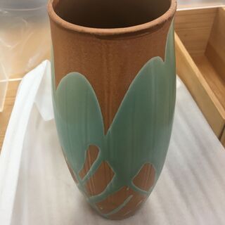 瑞楽造　花瓶　焼物　陶器