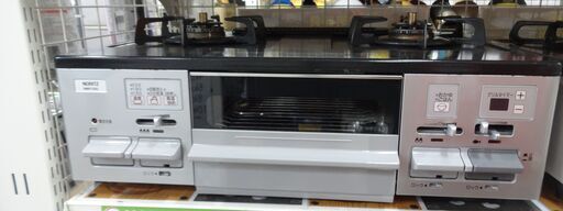 ノーリツ 　ガスコンロ NW61QVL　都市ガス 中古品 ホースなし 2017年製