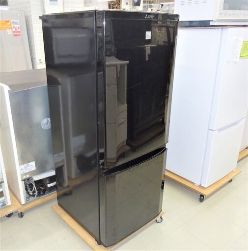 MITSUBISHI 三菱 2ドア冷蔵庫 MR-P15EZ-KK1 2016年製 - キッチン家電