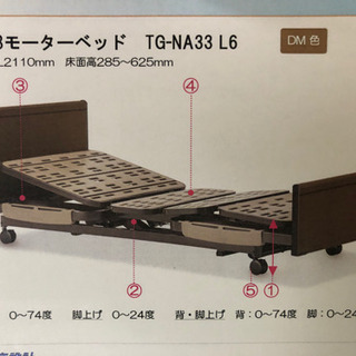 【新品の介護ベッド3点セット】