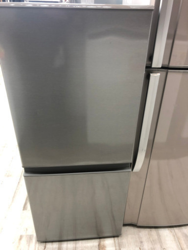 2019年製 AQUA ノンフロン冷凍冷蔵庫 AQR-13H(S)形
