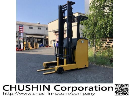 関東輸送無料　コマツ 電動フォークリフト ハイマストSV4.5m リーチフォーク