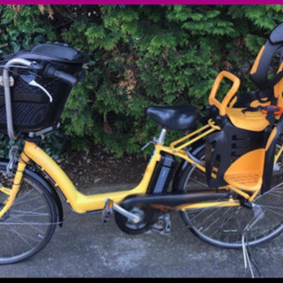【ネット決済】7月20日で消します。ヤマハ　電動自転車　3人乗り...