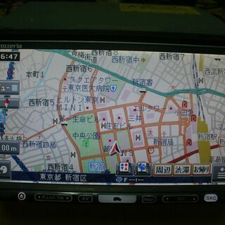 ⑧発送可！！ パイオニア HDD楽ナビ AVIC-HRZ009 2019度版地図＋2019年度版オービスマップ⑧