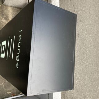 電飾看板　4面　カッティングシートが貼ったままです