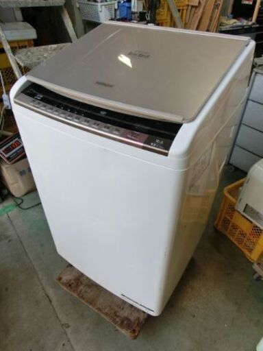 D452　日立　全自動洗濯機　超静かなインバーター　８．０KG　２０１６年製  BWーD8WV
