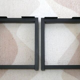 アイアンレッグ（鉄脚） DIY用 テーブル脚  黒 2個セット