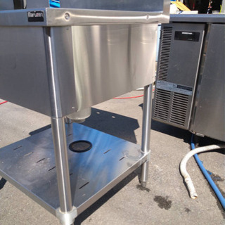 中古厨房 マルゼン ステンレス 1槽シンク 600×600×950業務用 1層流し台 