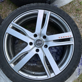 配送無料　旭川市内配送します　レイズ　ベルサス　レチェンテ　18インチ　215/45/R18 モデリスタ　ヴォクシー　スバル
