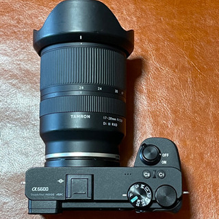 sony α6600 tamron17-28mmf2.8セット