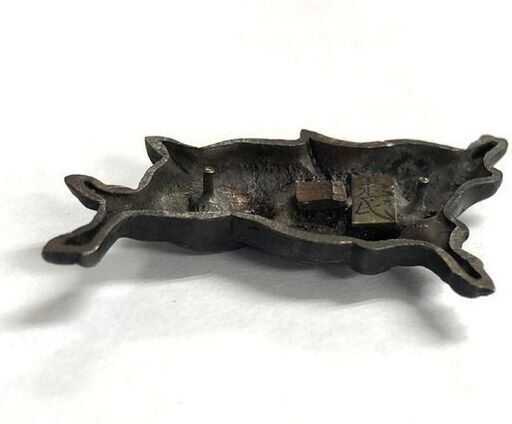 当時物 目貫 刀 猪 本体のみ 武具装飾 日本刀 装飾 刀装具 時代不明