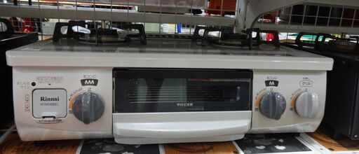 リンナイ　ガスコンロ NTM56BEL　LPガス　中古品  2018年製 ホースあり