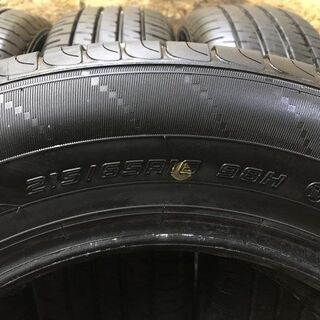 DUNLOP ENASAVE EC204 215/65R16 16インチ 夏タイヤ 4本 2019年製 バリ溝