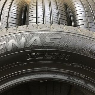 DUNLOP ENASAVE EC204 215/65R16 16インチ 夏タイヤ 4本 2019年製 バリ溝