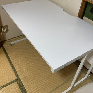【ネット決済】白のパソコンデスク