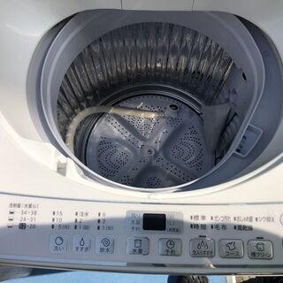 値下げ！！】SHARP 6kg洗濯機 ES-G60TC-W 2018年製
