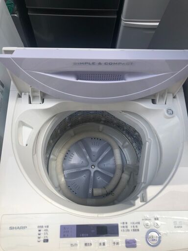 ☆中古 激安！！SHARP　洗濯機　ES-GE5A-V　5.5ｋｇ　2017年製　ＤＦ０３２　￥12,000！！