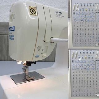 ss2524　ジューキ　コンピューターミシン　HZL-9900　ホワイト 　JUKI　CPミシン　文字刺繍　模様　名前　刺しゅう　自動糸切り ss2524 ジューキ コンピューターミシン HZL-9900 ホワイト JUKI CP