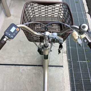 地域限定送料無料 パナソニック ビビライフ 三輪車 16AH チタン