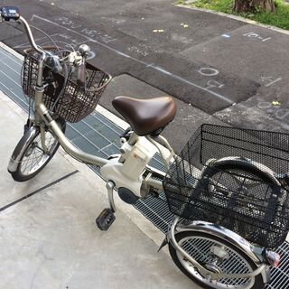 地域限定送料無料 パナソニック ビビライフ 三輪車 16AH チタン