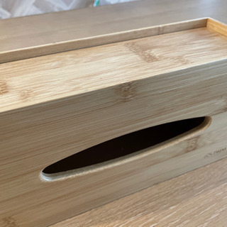 【天然素材】TAKEMI 竹製 収納ボックス付き ティッシュケー...