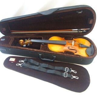 メンテ済み ドイツ製 カールヘフナー バイオリン 4/4 KARL HOFNER KH660 初期型 美品 虎杢 ケース K SUGITO弓 手渡し 試奏可能 全国発送対応 中古バイオリン 名古屋近郊 愛知県清須市より おすすめです。 管理（カ）8411