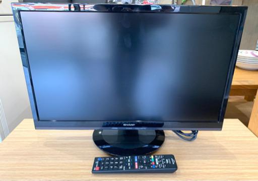 ★中古品　SHARP シャープ AQUOS 22型液晶カラーテレビ 2019年製