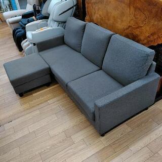 ソファ　オッドマン　ソファセット③ オットマン付きソファ 3人掛けソファ