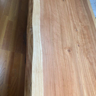 杉 銘木 天板 206×max95 min81 板厚6.6前後