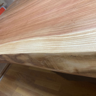 杉 銘木 天板 206×max95 min81 板厚6.6前後
