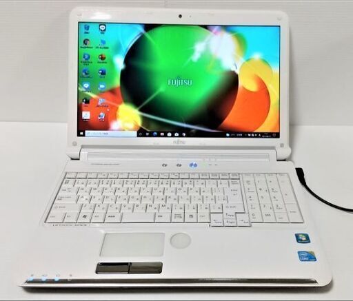 【★最終値下げ！！】◎爆速！新品SSD換装済★美品・富士通 LIFEBOOK★最強Core i5/4GB/BD/WEBカメラ/人気のクリスタルホワイト