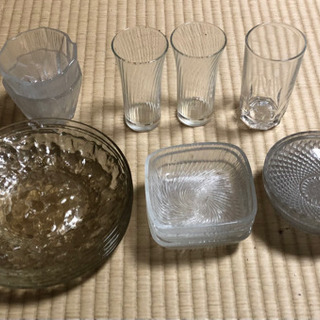【ネット決済】グラス&小皿大皿セット
