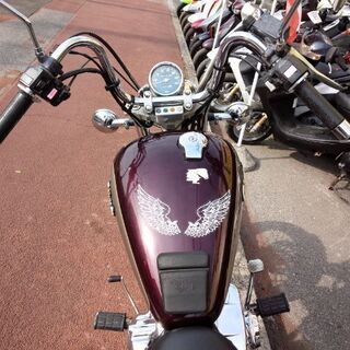 NO.3839　ＸＶ２５０ビラーゴ　空冷Ｖツイン２５０ｃｃ　ワインレッド＆シルバー　☆彡 NO.3839 XV250ビラーゴ 空冷Vツイン250cc ワインレッド