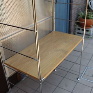 MUJI（無印良品）の人気のオーク材×ステンレスユニットシェルフです 