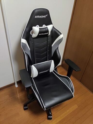 【6/19 に取りに来られる方】AKRACING ゲーミングチェア デスクチェア OVERTURE-WHITE 白 8500円