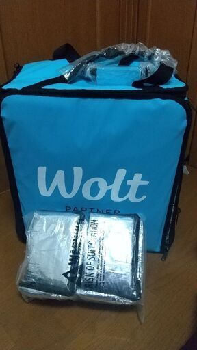 Wolt 公式デリバリーバッグ　新品未使用